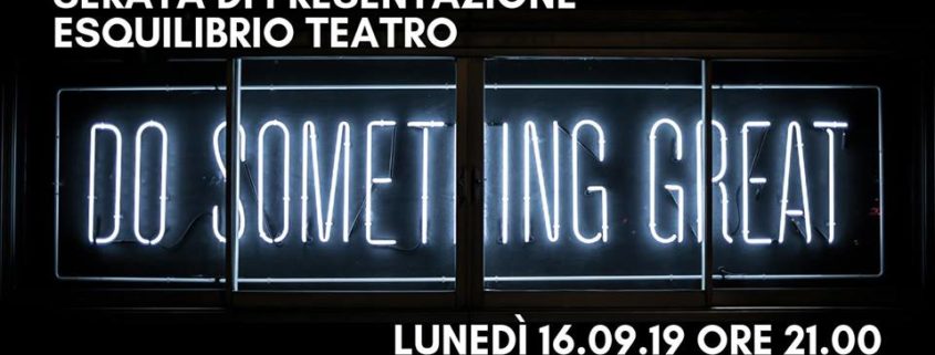 Presentazione attività EsquilibrioTeatro 2019-2020