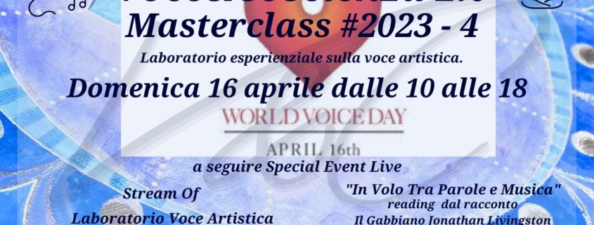 Voce&Coscienza 2.0 – Masterclass 4-23