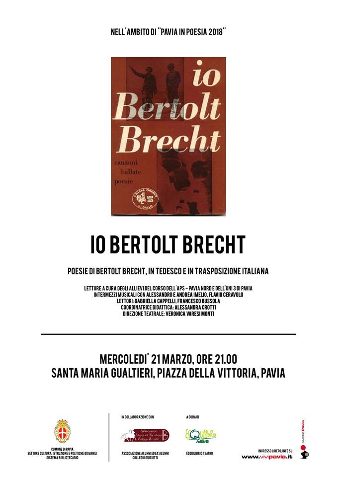 Io Bertolt Brecht, Recital di Poesie e di Canto