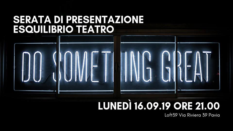 Presentazione attività EsquilibrioTeatro 2019-2020