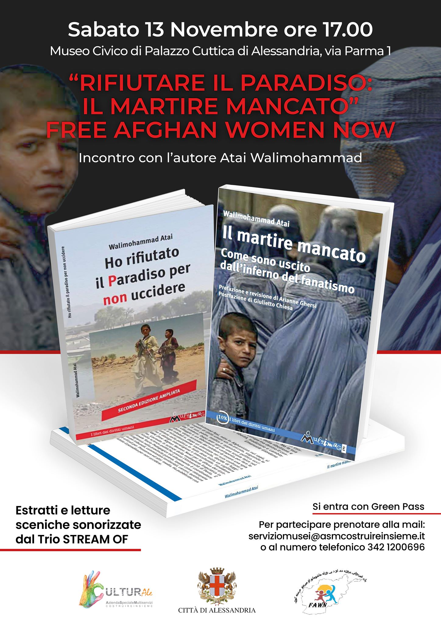 “Rifiutare il Paradiso: il martire mancato" con Atai Walimohammad