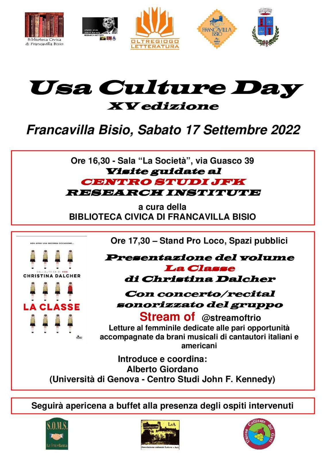 Stream of per la Giornata della cultura americana