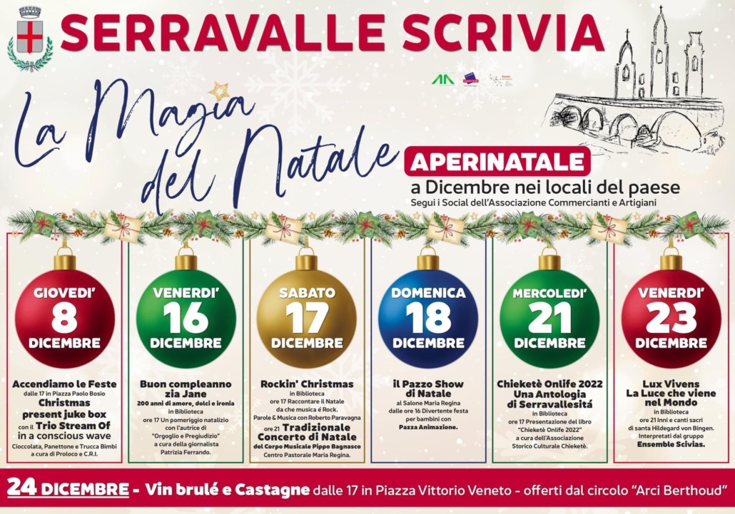 Christmas Present Juke-Box per la rasssegna La magia del Natale - Serravalle Scrivia