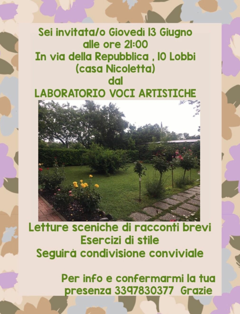 SALOTTO VOCE ARTISTICA 