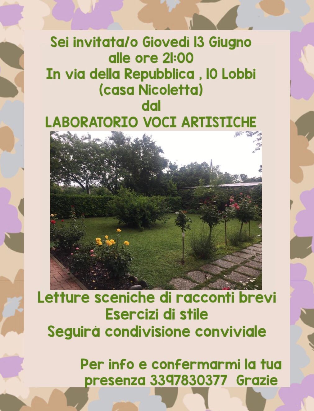 SALOTTO VOCE ARTISTICA