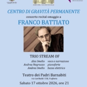 Centro di Gravità Permanente - Concerto presso il Teatro Barnabiti a Voghera 17 Ott. 26