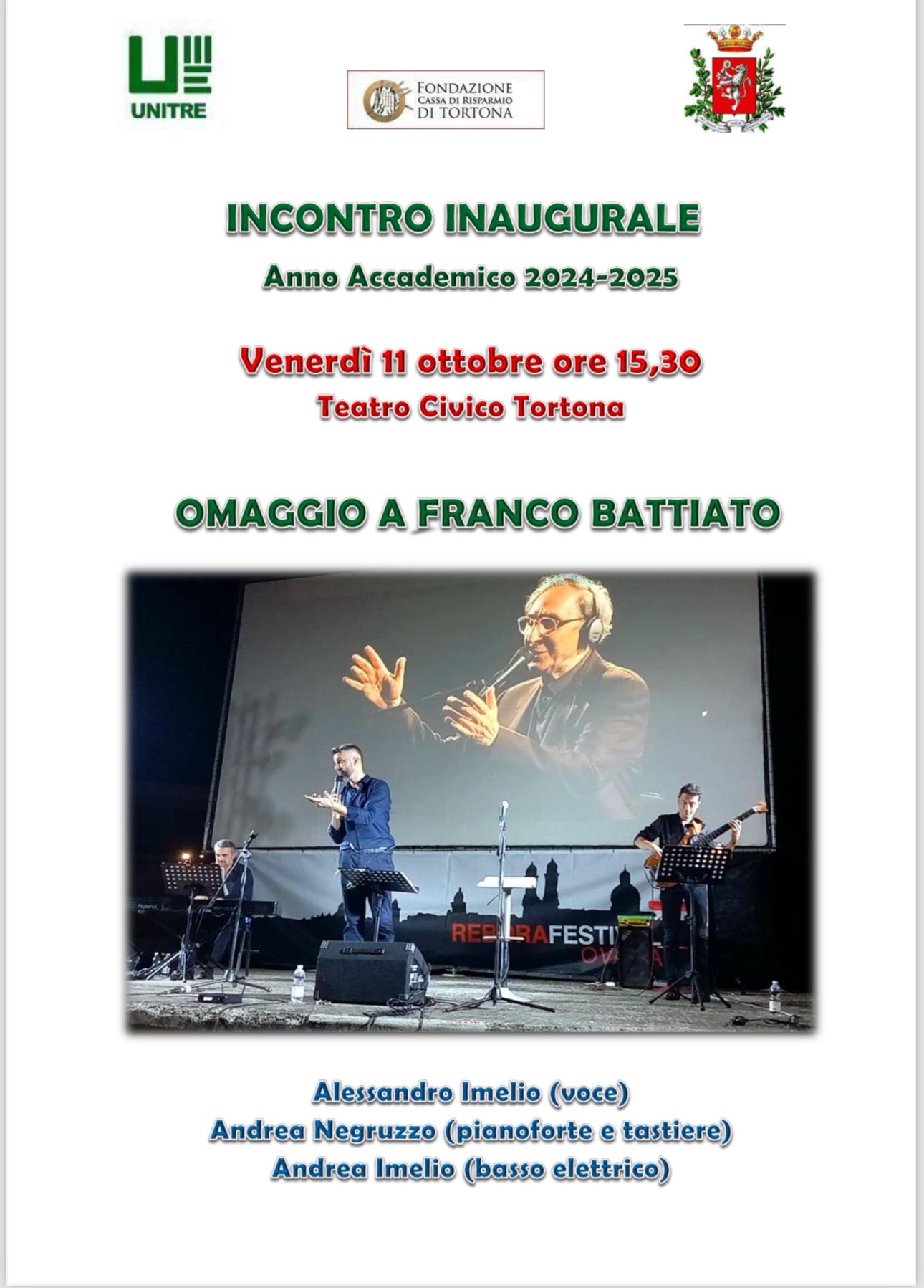 Omaggio a Franco Battiato - Teatro Civico di Tortona