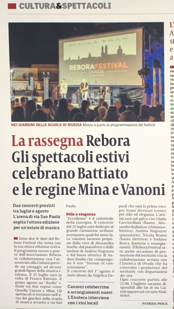 la Stampa 5 giugno 24 - Rebora Fest